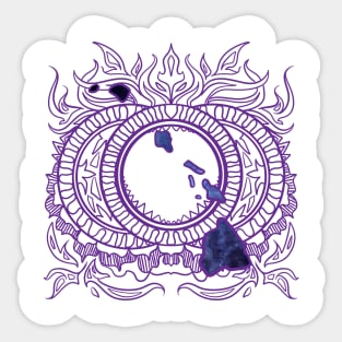 Hawaii Mandala Sticker